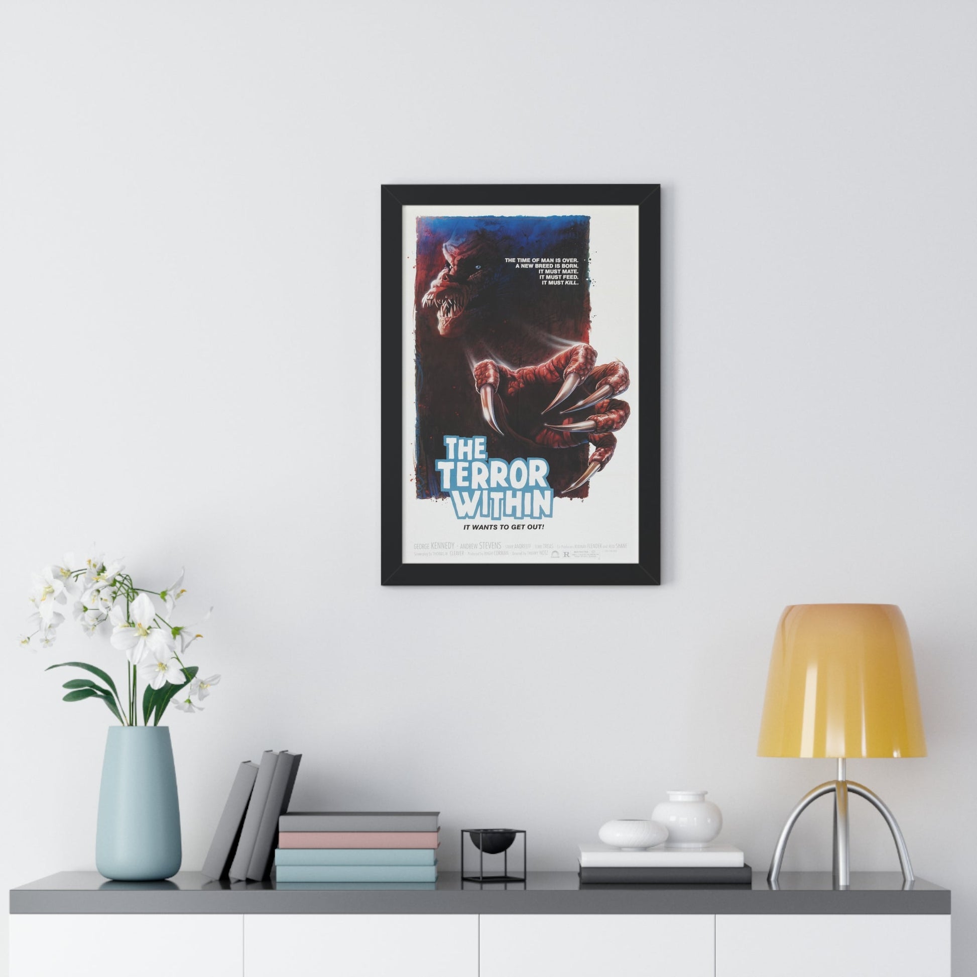 THE TERROR WITHIN 1989 - Framed Movie Poster-The Sticker Space