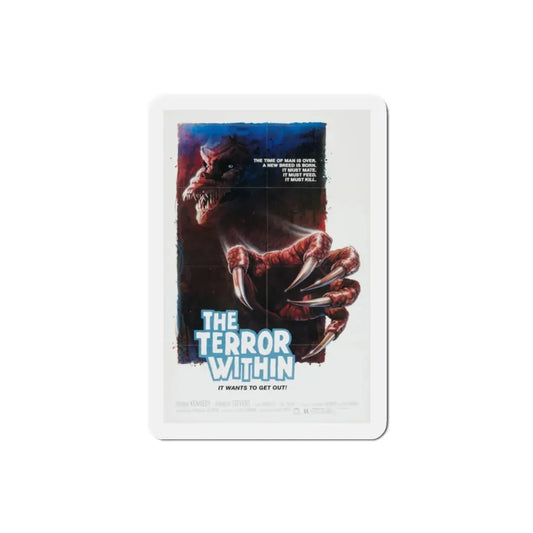 The Terror Within 1989 Movie Poster Refrigerator Magnet 2 Inch - The Sticker Space