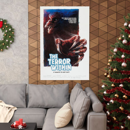 THE TERROR WITHIN 1989 - Paper Movie Poster-The Sticker Space