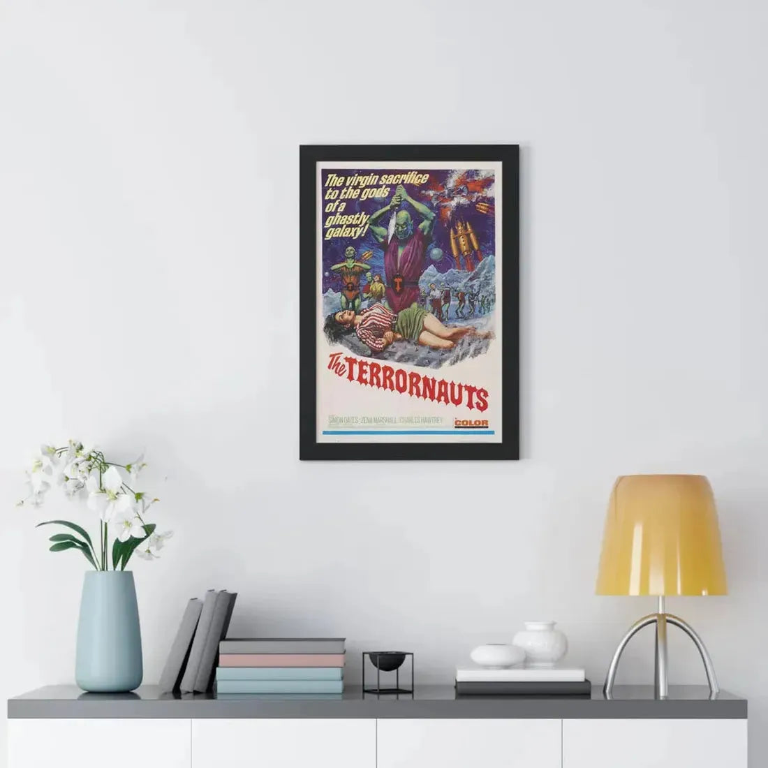 THE TERRORNAUTS 1967 - Framed Movie Poster - The Sticker Space