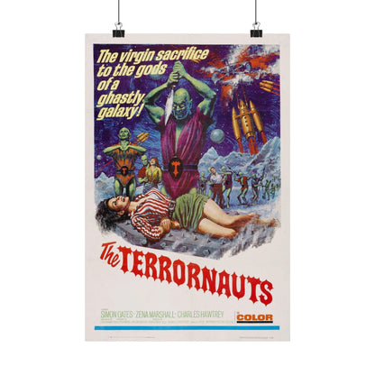 THE TERRORNAUTS 1967 - Paper Movie Poster-12″ x 18″-The Sticker Space