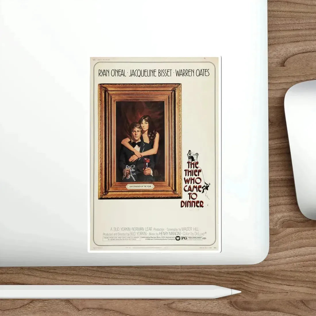 The Thief Who Came to Dinner 1973 Movie Poster STICKER Vinyl Die-Cut Decal - The Sticker Space