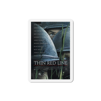 The Thin Red Line 1998 Movie Poster Die-Cut Magnet-3" x 3"-The Sticker Space