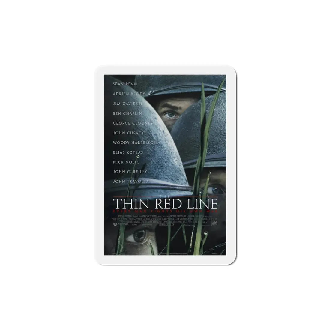 The Thin Red Line 1998 Movie Poster Refrigerator Magnet 5 Inch - The Sticker Space