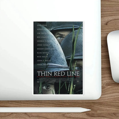 The Thin Red Line 1998 Movie Poster STICKER Vinyl Die-Cut Decal - The Sticker Space