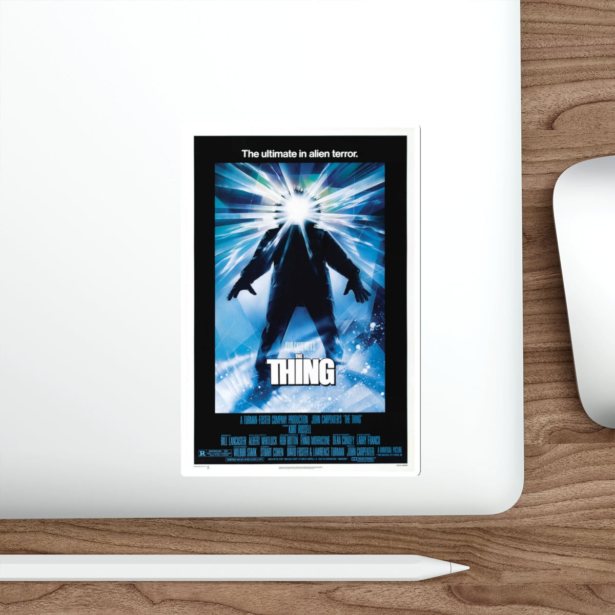 THE THING 1982 Movie Poster STICKER Vinyl Die-Cut Decal-The Sticker Space