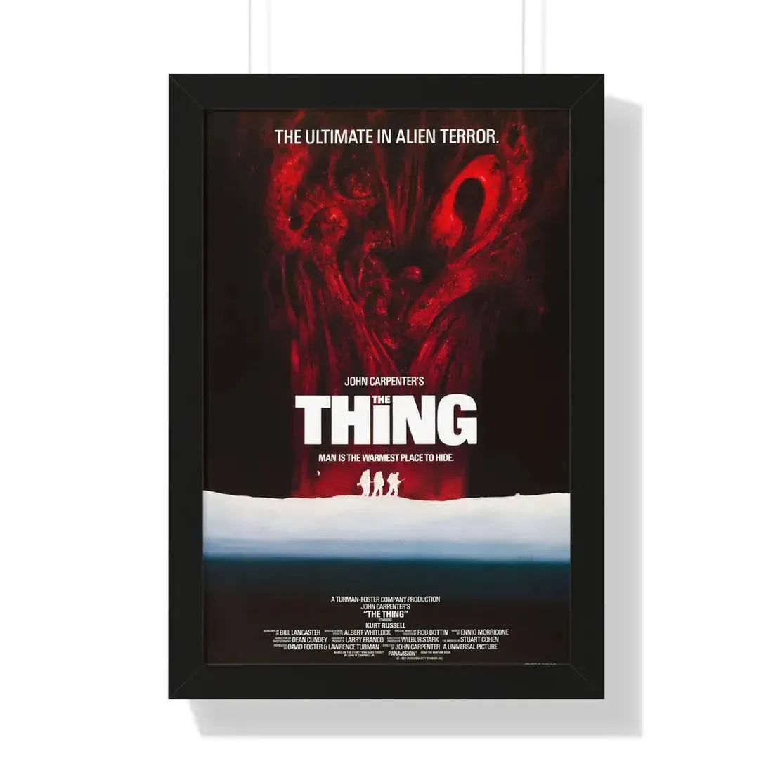 THE THING (3) 1982 - Framed Movie Poster 16″ x 24″ Black - The Sticker Space