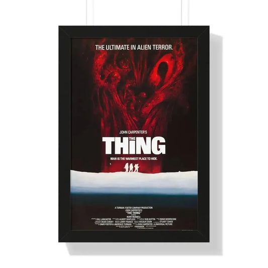 THE THING (3) 1982 - Framed Movie Poster 16″ x 24″ Black - The Sticker Space