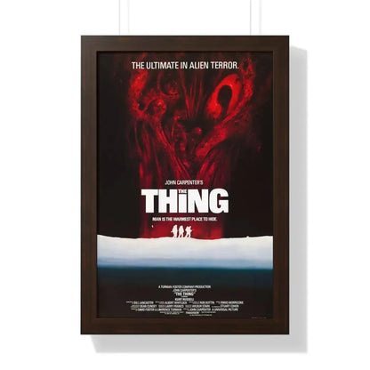 THE THING (3) 1982 - Framed Movie Poster 16″ x 24″ Walnut - The Sticker Space