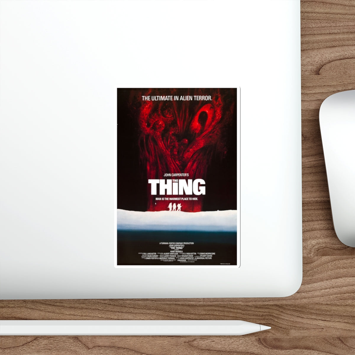 THE THING (3) 1982 Movie Poster STICKER Vinyl Die-Cut Decal-The Sticker Space