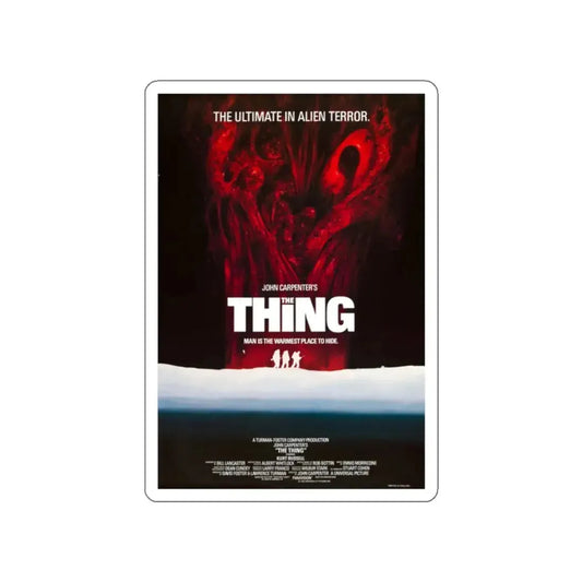 THE THING (3) 1982 Movie Poster STICKER Vinyl Die-Cut Decal 2 Inch - The Sticker Space