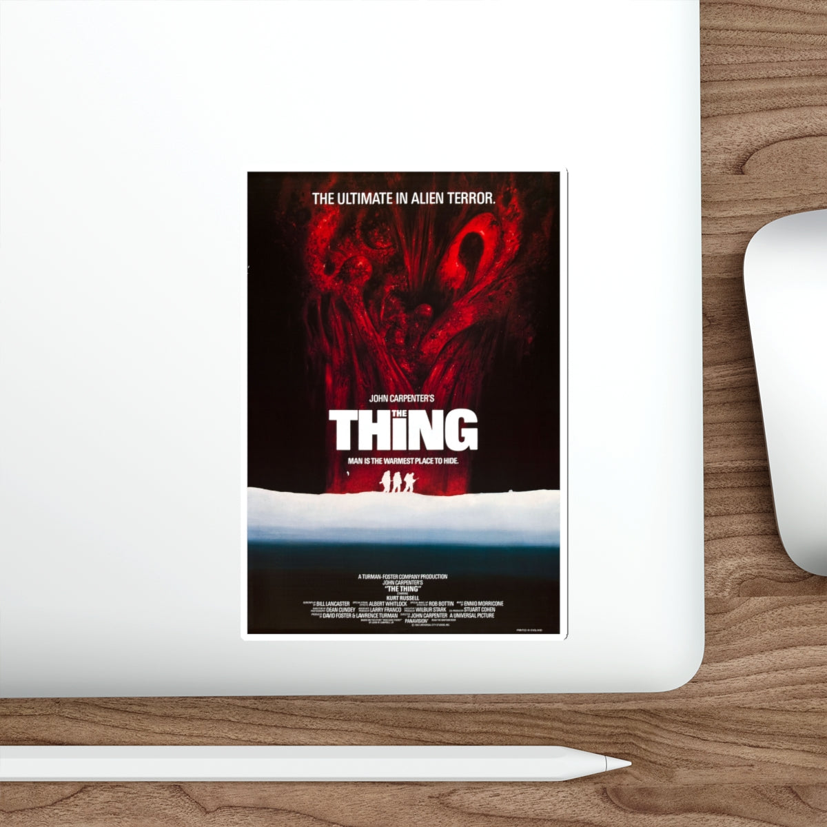 THE THING (3) 1982 Movie Poster STICKER Vinyl Die-Cut Decal-The Sticker Space