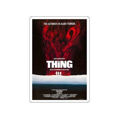 THE THING (3) 1982 Movie Poster STICKER Vinyl Die-Cut Decal-White-The Sticker Space