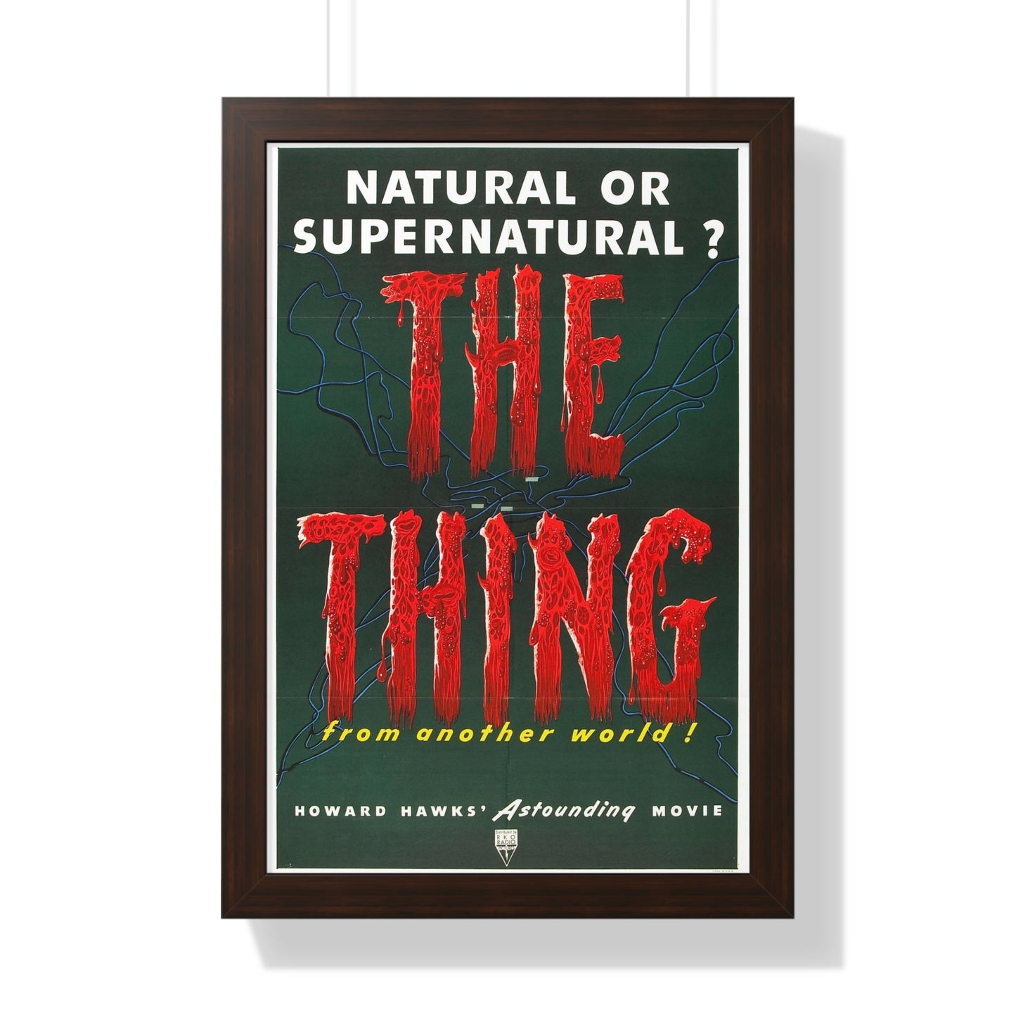 THE THING (FROM ANOTHER WORLD) 1951 - Framed Movie Poster-16″ x 24″-The Sticker Space