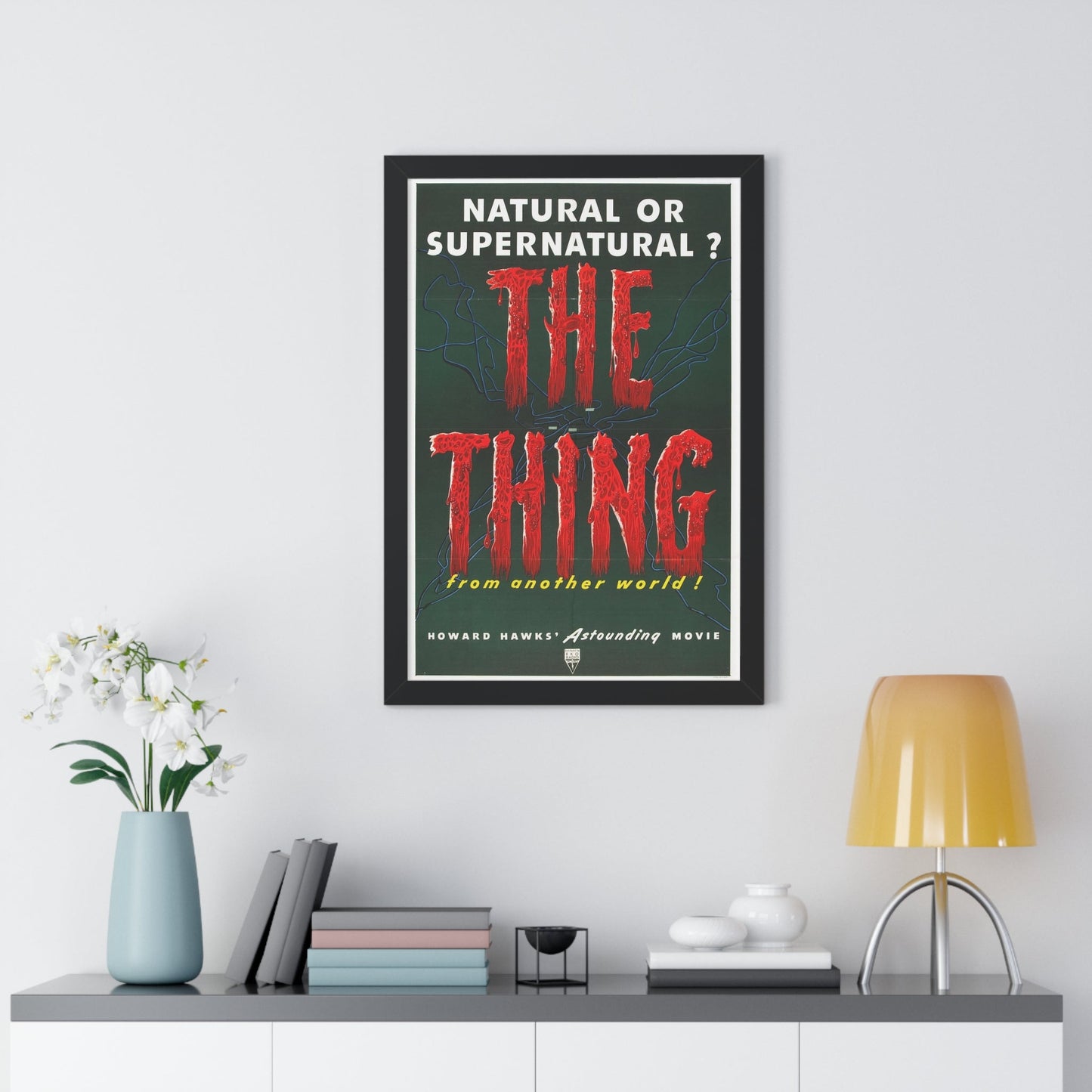 THE THING (FROM ANOTHER WORLD) 1951 - Framed Movie Poster-The Sticker Space