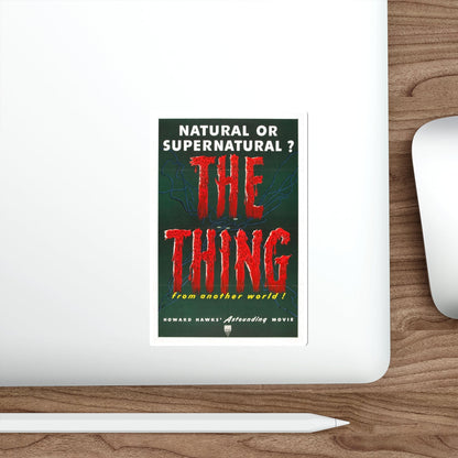 THE THING (FROM ANOTHER WORLD) 1951 Movie Poster STICKER Vinyl Die-Cut Decal-The Sticker Space