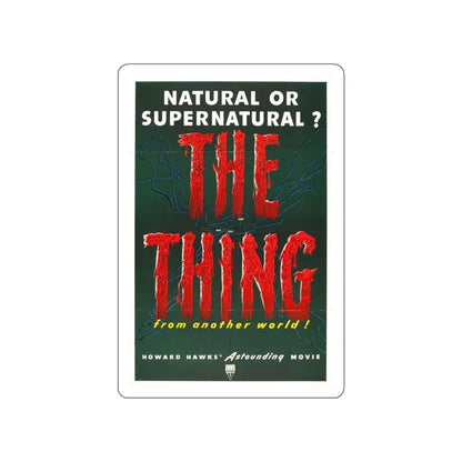 THE THING (FROM ANOTHER WORLD) 1951 Movie Poster STICKER Vinyl Die-Cut Decal 5 Inch - The Sticker Space