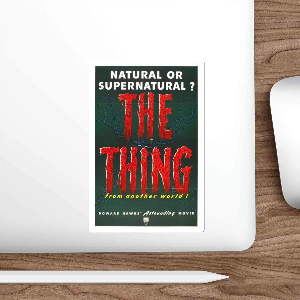 THE THING (FROM ANOTHER WORLD) 1951 Movie Poster STICKER Vinyl Die-Cut Decal-The Sticker Space