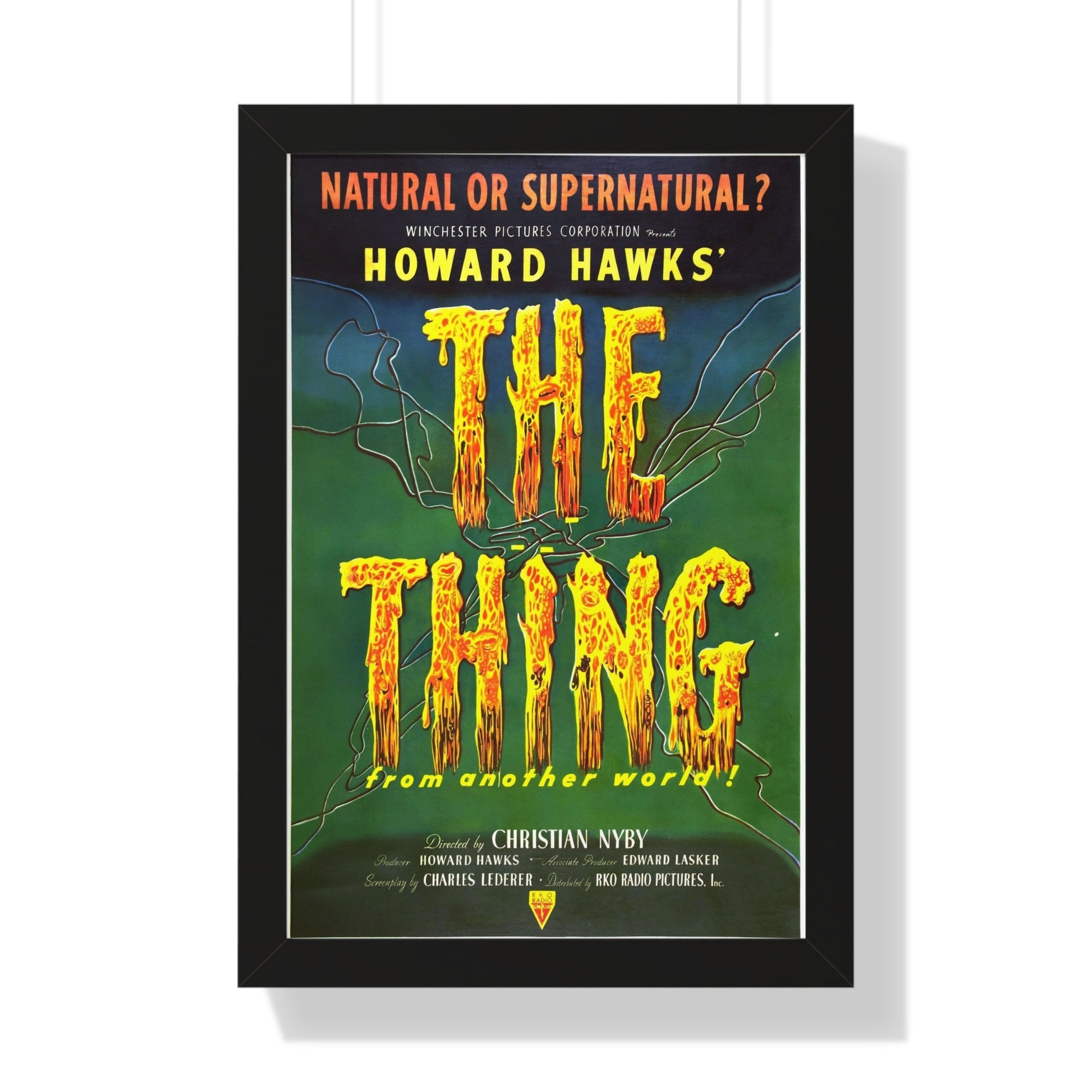 THE THING (FROM ANOTHER WORLD) 2 1951 - Framed Movie Poster-16″ x 24″-The Sticker Space