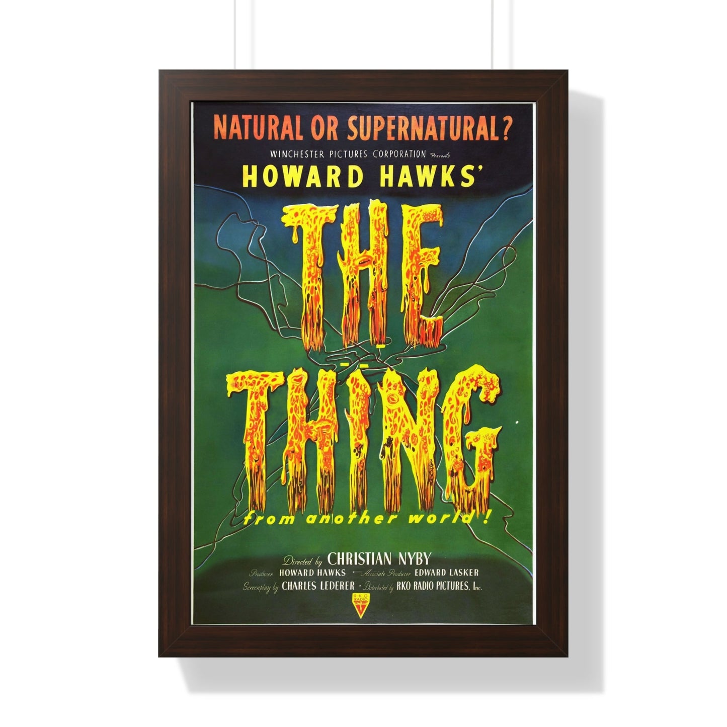 THE THING (FROM ANOTHER WORLD) 2 1951 - Framed Movie Poster-16″ x 24″-The Sticker Space