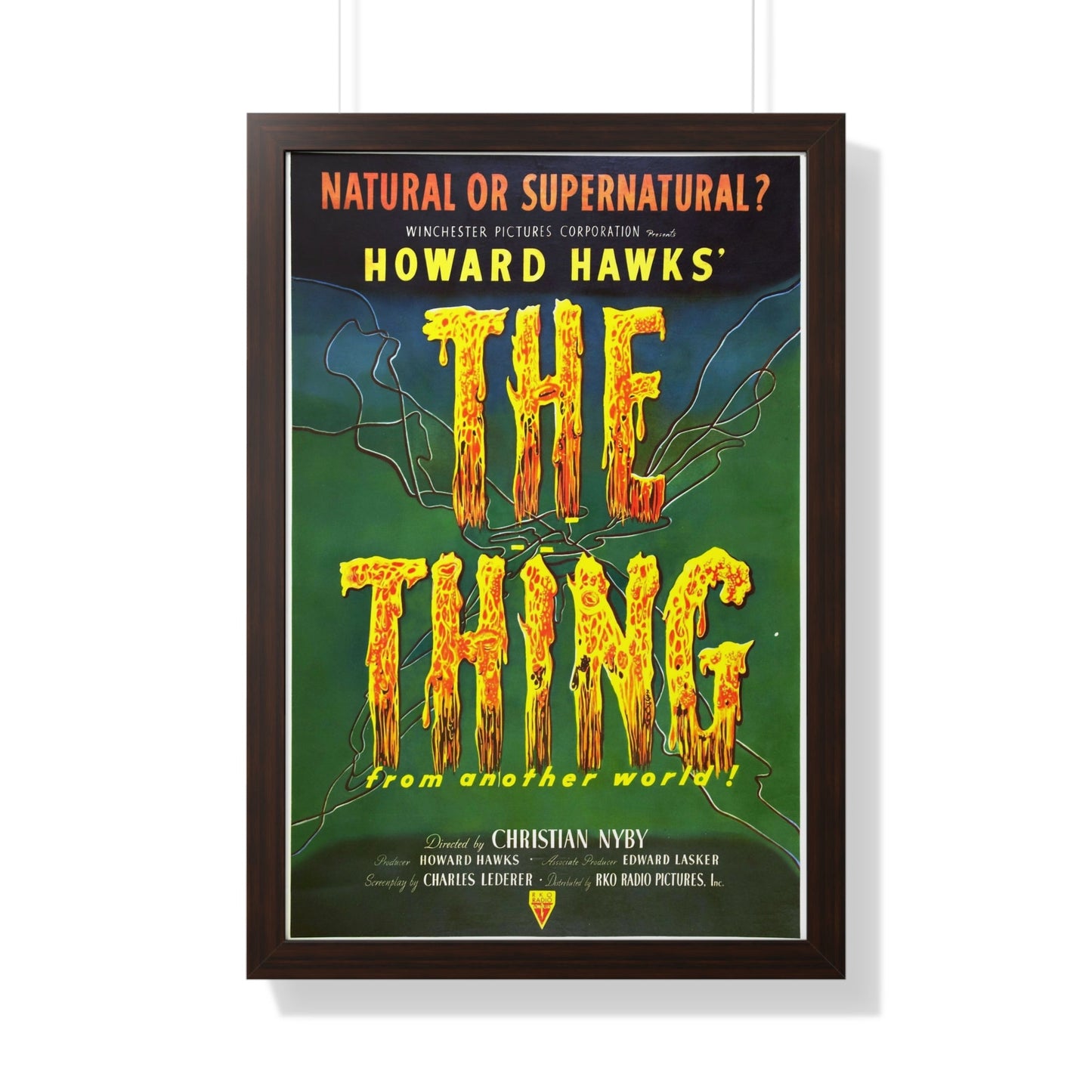 THE THING (FROM ANOTHER WORLD) 2 1951 - Framed Movie Poster-20" x 30"-The Sticker Space