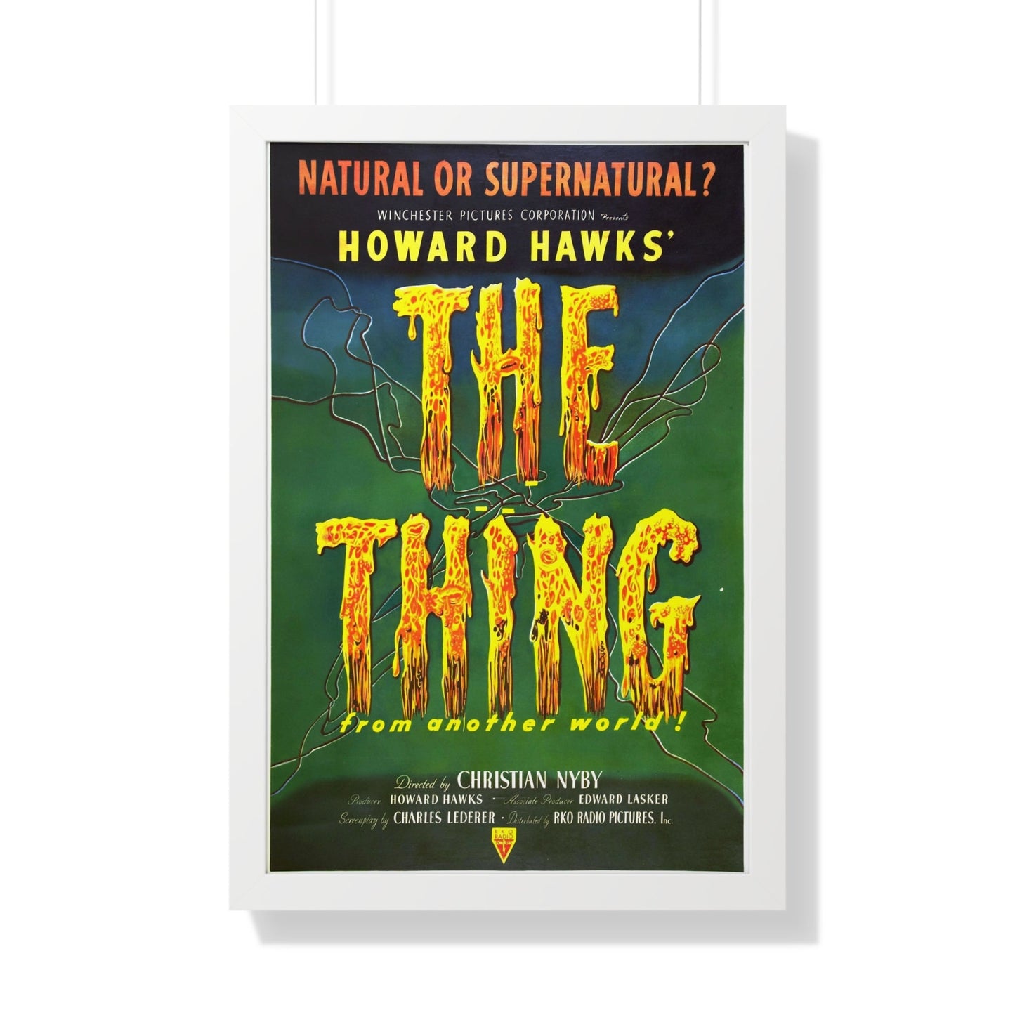 THE THING (FROM ANOTHER WORLD) 2 1951 - Framed Movie Poster-20" x 30"-The Sticker Space