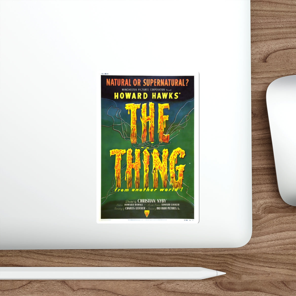 THE THING (FROM ANOTHER WORLD) 2 1951 Movie Poster STICKER Vinyl Die-Cut Decal-The Sticker Space