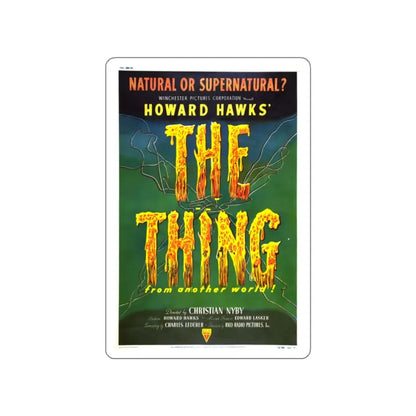 THE THING (FROM ANOTHER WORLD) 2 1951 Movie Poster STICKER Vinyl Die-Cut Decal 2 Inch - The Sticker Space