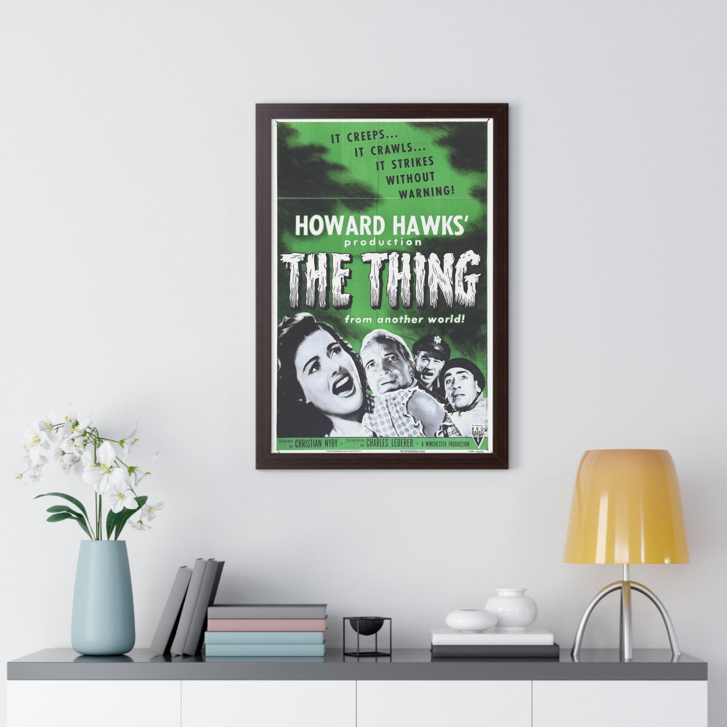 THE THING (FROM ANOTHER WORLD) 3 1951 - Framed Movie Poster-The Sticker Space