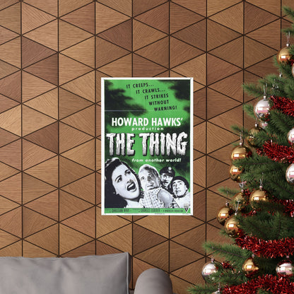 THE THING (FROM ANOTHER WORLD) 3 1951 - Paper Movie Poster-The Sticker Space