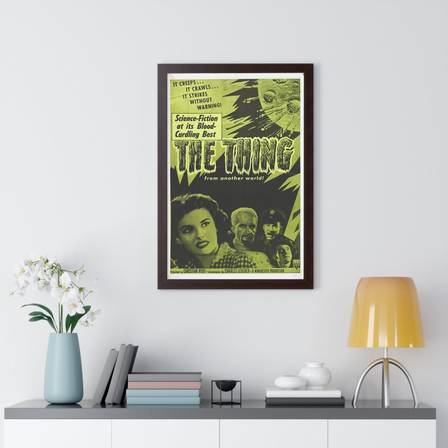 THE THING (FROM ANOTHER WORLD) 4 1951 - Framed Movie Poster-The Sticker Space