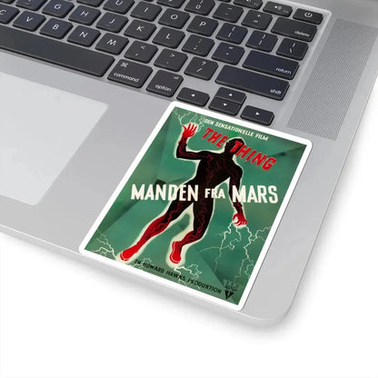 THE THING (FROM ANOTHER WORLD) (DANISH) 1951 Movie Poster - STICKER Vinyl Kiss-Cut Decal - The Sticker Space