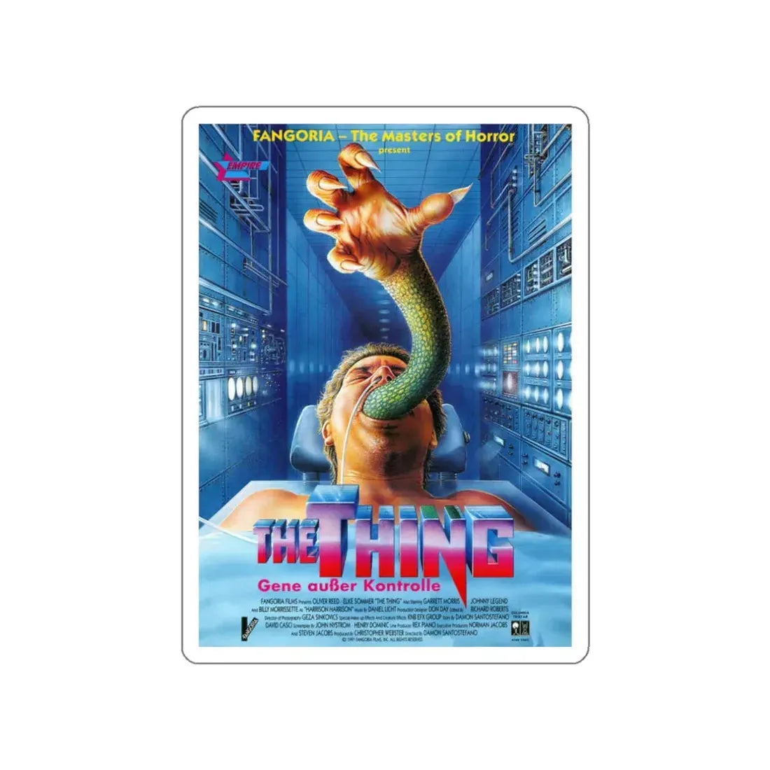 THE THING (SEVERED TIES) 1992 Movie Poster STICKER Vinyl Die-Cut Decal 3 Inch - The Sticker Space