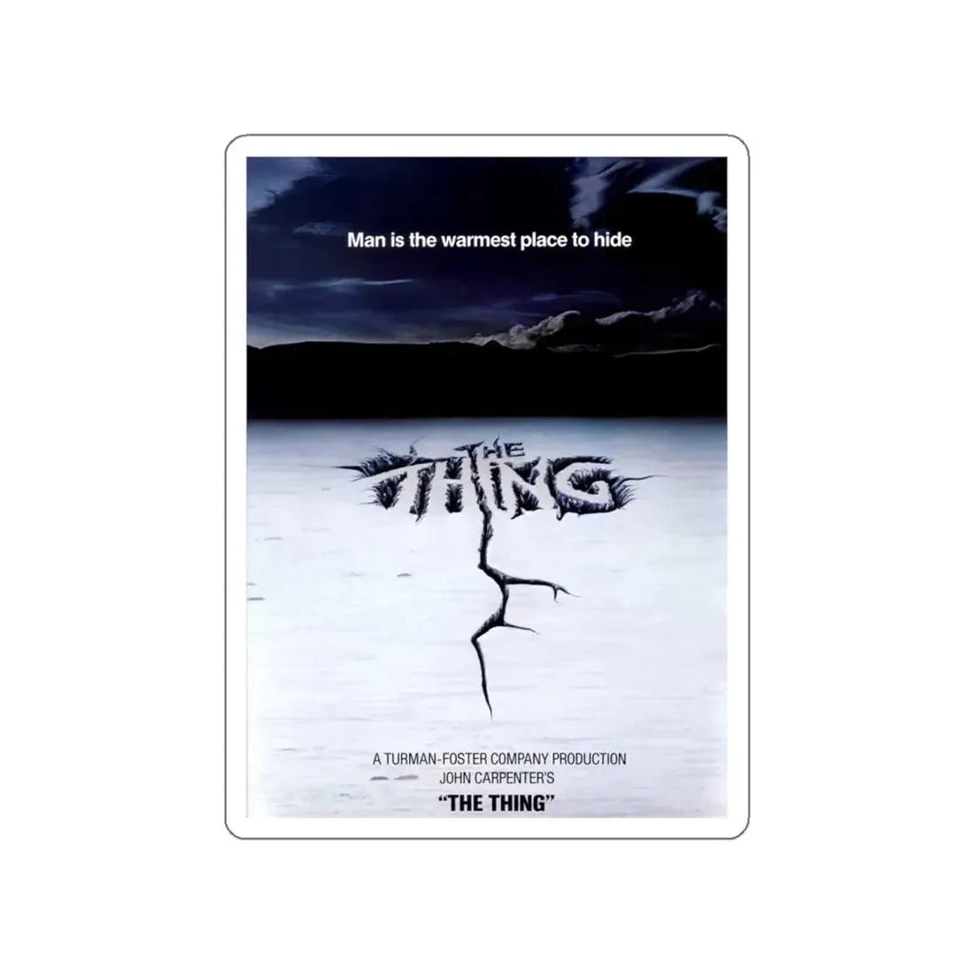 THE THING (TEASER) 1982 Movie Poster STICKER Vinyl Die-Cut Decal 5 Inch - The Sticker Space