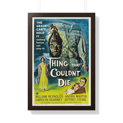 THE THING THAT COULDN'T DIE 1958 - Framed Movie Poster 20" x 30" Walnut - The Sticker Space