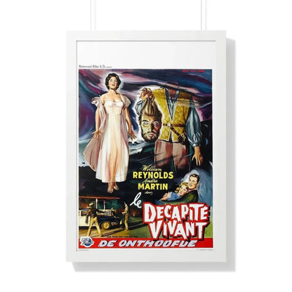 THE THING THAT COULDN'T DIE (BELGIAN) 1958 - Framed Movie Poster 20" x 30" White - The Sticker Space