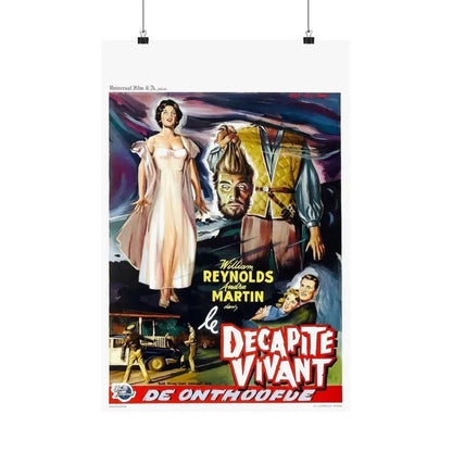 THE THING THAT COULDN'T DIE (BELGIAN) 1958 - Paper Movie Poster 16″ x 24″ Matte - The Sticker Space