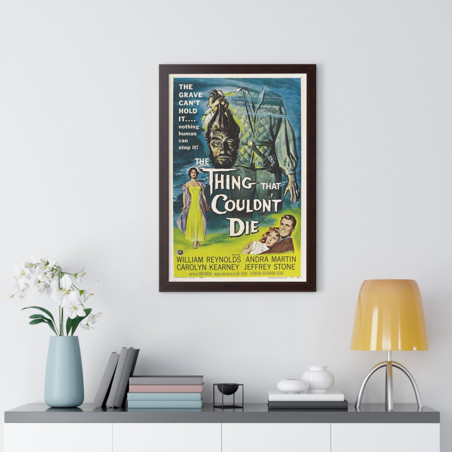 THE THING THAT COULDN'T DIE 1958 - Framed Movie Poster-The Sticker Space