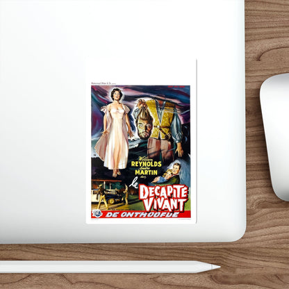 THE THING THAT COULDN'T DIE (BELGIAN) 1958 Movie Poster STICKER Vinyl Die-Cut Decal-The Sticker Space