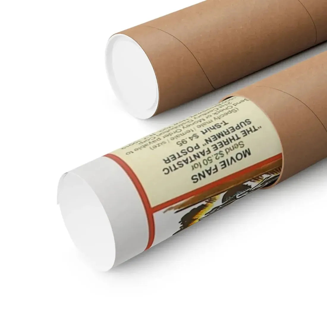 THE THREE FANTASTIC SUPERMEN 1967 - Paper Movie Poster - The Sticker Space