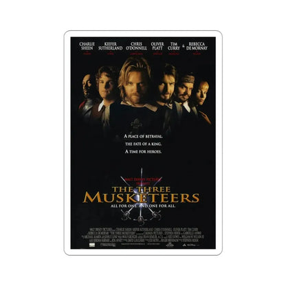 The Three Musketeers 1993 Movie Poster STICKER Vinyl Die-Cut Decal 3 Inch - The Sticker Space