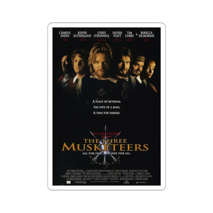 The Three Musketeers 1993 Movie Poster STICKER Vinyl Die-Cut Decal 3 Inch - The Sticker Space