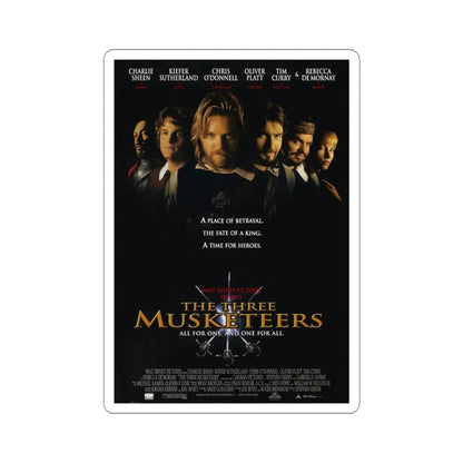 The Three Musketeers 1993 Movie Poster STICKER Vinyl Die-Cut Decal 4 Inch - The Sticker Space