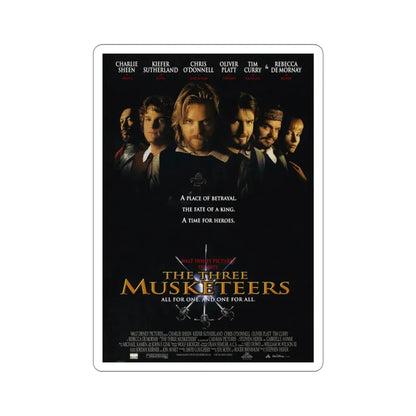 The Three Musketeers 1993 Movie Poster STICKER Vinyl Die-Cut Decal 4 Inch - The Sticker Space