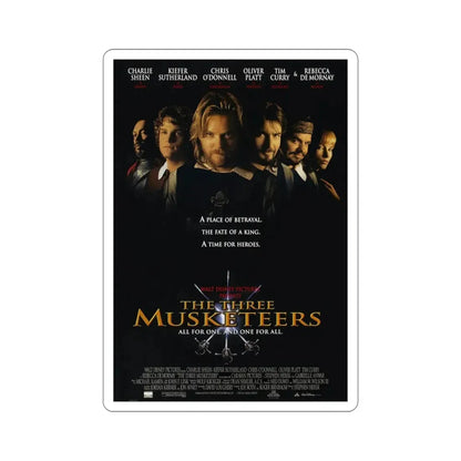 The Three Musketeers 1993 Movie Poster STICKER Vinyl Die-Cut Decal 5 Inch - The Sticker Space