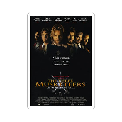 The Three Musketeers 1993 Movie Poster STICKER Vinyl Die-Cut Decal 6 Inch - The Sticker Space