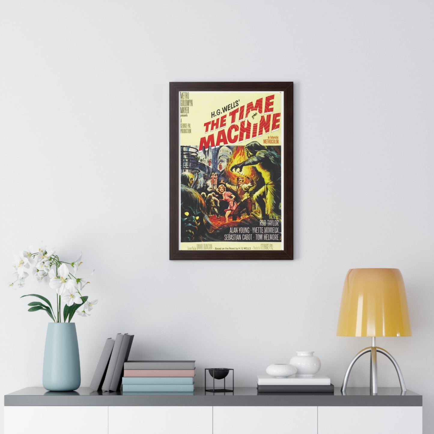 THE TIME MACHINE 1960 - Framed Movie Poster-The Sticker Space