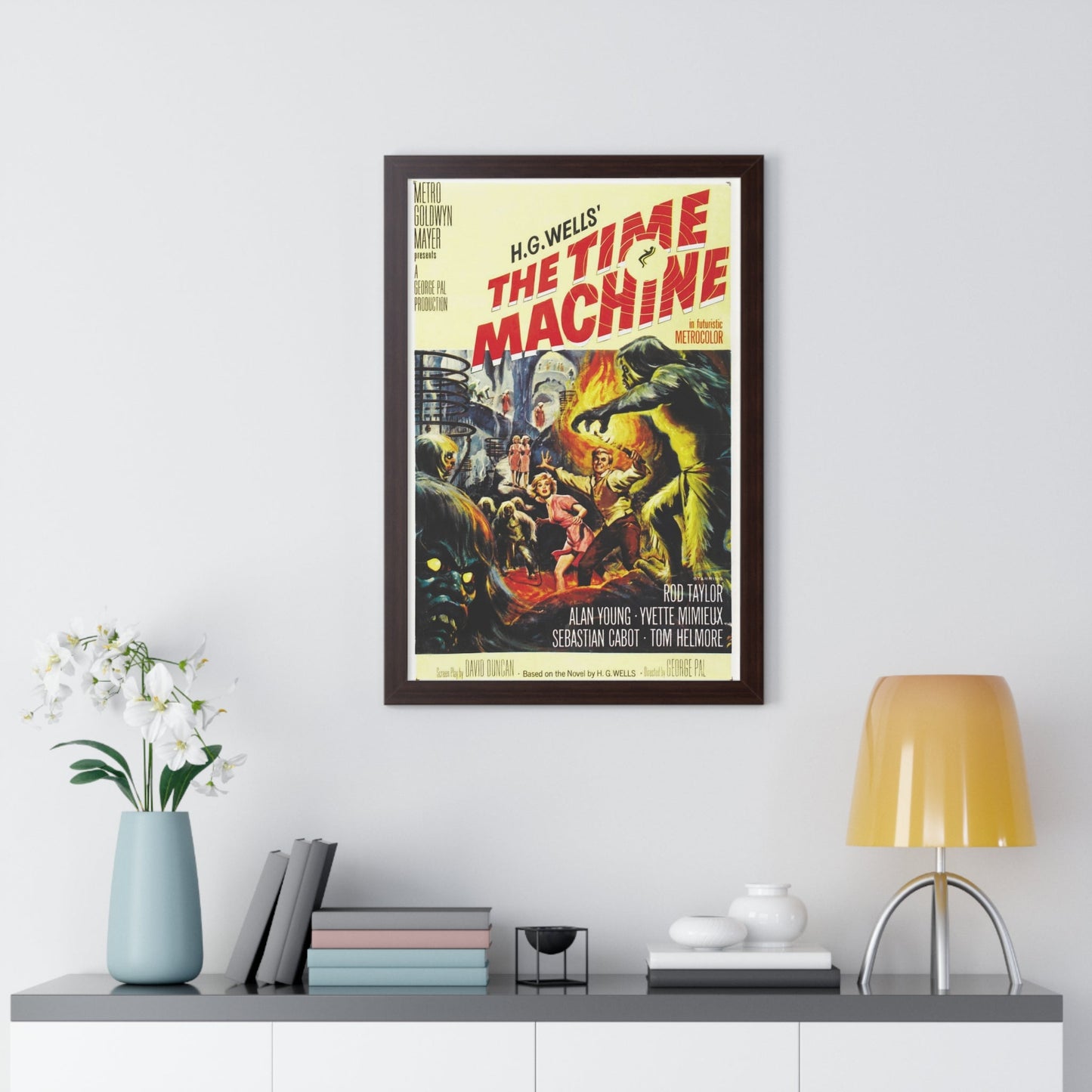 THE TIME MACHINE 1960 - Framed Movie Poster-The Sticker Space