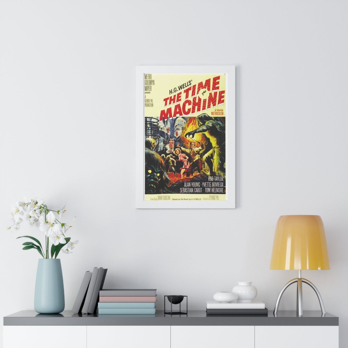 THE TIME MACHINE 1960 - Framed Movie Poster-The Sticker Space