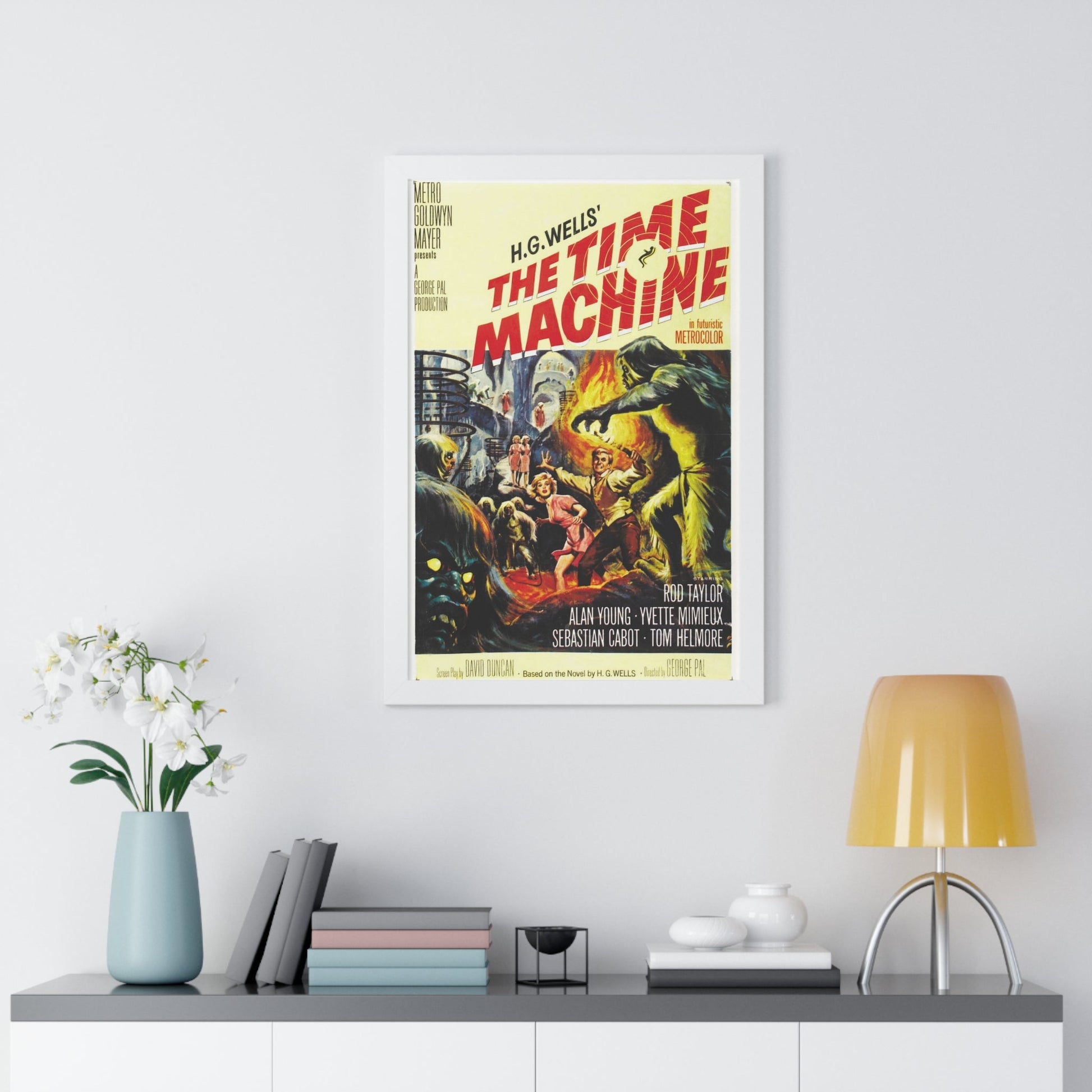 THE TIME MACHINE 1960 - Framed Movie Poster-The Sticker Space